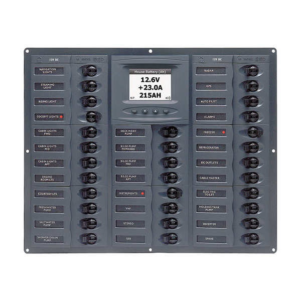 M232-Dcsm 12/24Vv Dc 32-Switch Breaker Panel W/Dcsm