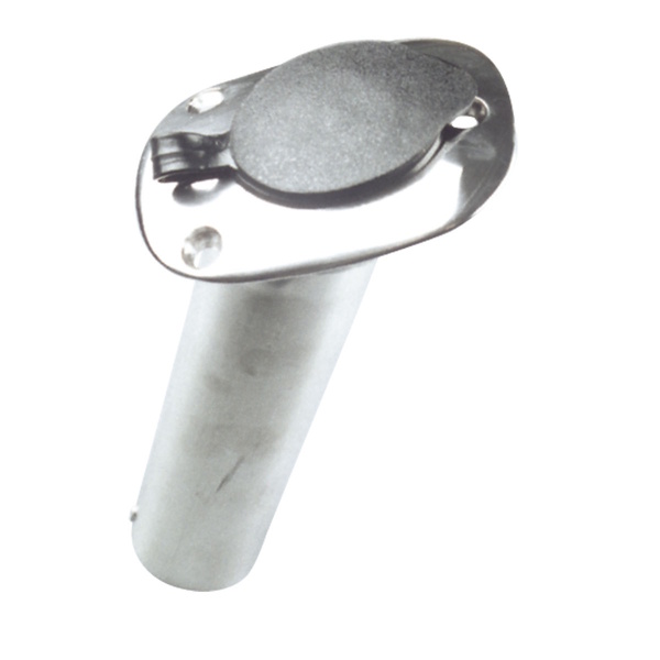 Flush Mount Rod Holder Cast Stainless Steel