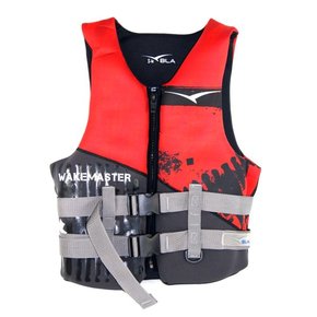 Premium Neoprene Ski/MultiSport 50N PFD Life Vest Red/Black