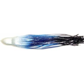 Replacement Lure Skirt - 14" - White/Blue/Black