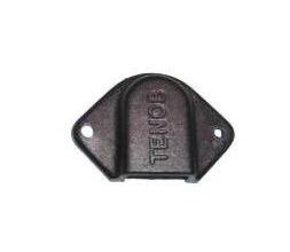 Black Cable Outlet Cover 48x32x9mm