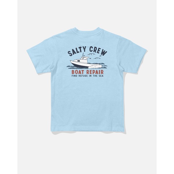 Boat Repair Toddler Ss Tee  Clear Sky