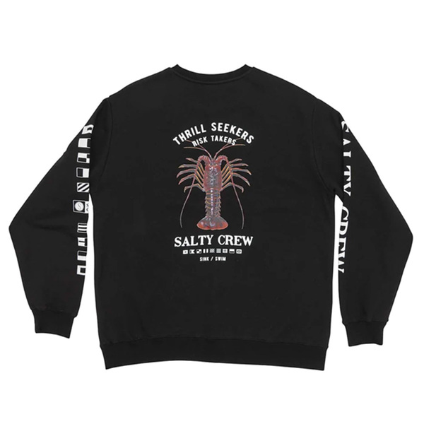 Buggin Out Crew Fleece Jumper - Black
