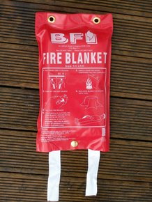 Emergency Regulation Fire Blanket- 1 x 1 mtr Unfolded