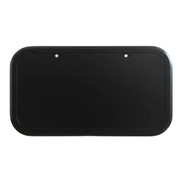 Picnic Table Black With Led Lighting & Backing Plate