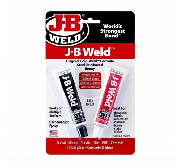 Coldweld Steel Reinforced Epoxy Twin Tubes - 56.8G (Dk Grey)