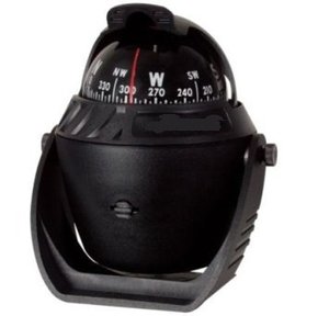 Bracket Mount Marine Compass- 75mm Card/Black