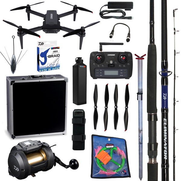 B2000s Drone & Tanacom 1200 Combo With Tackle Bundle Package