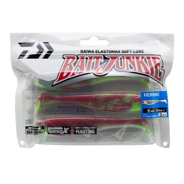 Bait Junkie 5 Inch Herring Toxic Turkey
