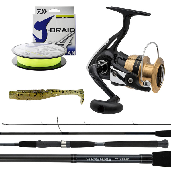 Sweepfire 2500 W/Line - Strikeforce Ii 702Ulfs Spin Combo W/ Braid + Fw Pack