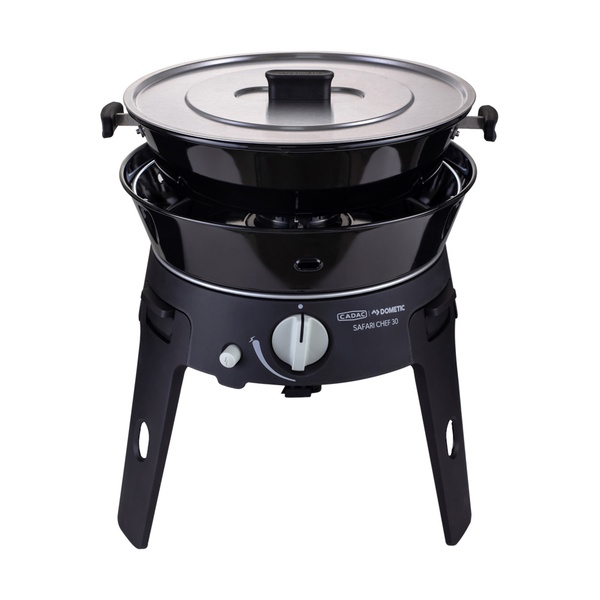 Cadac Safari Chef 30 Hp Deluxe  4-In-1 Portable Gas Bbq