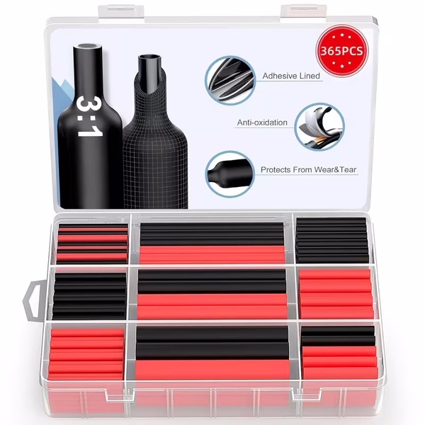 3:1 Dual Wall With Adhesive 365Pc  Piece Heat Shrink Kit