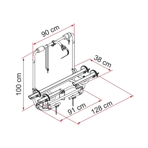 Carry Bike Caravan Xl A Pro 200 E-Bike Carrier 