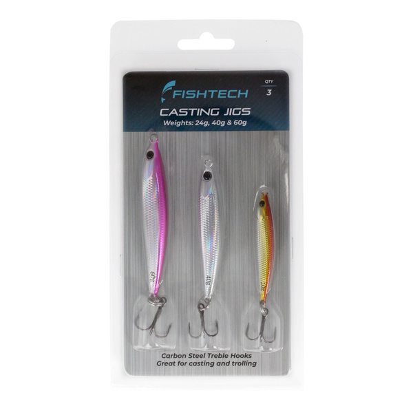 Casting Jigs 20G 40G 60G 3 Pack