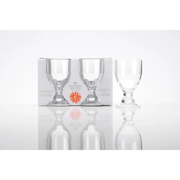 Bella Goblet - Clear 4Pk