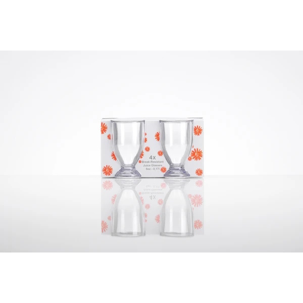 Juice Drinkware - Clear 4Pk