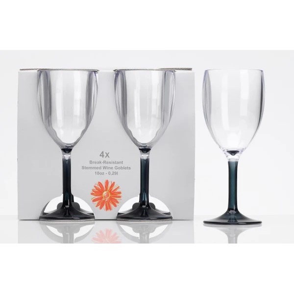 Wine Glass - Smoked Grey (4Pk)