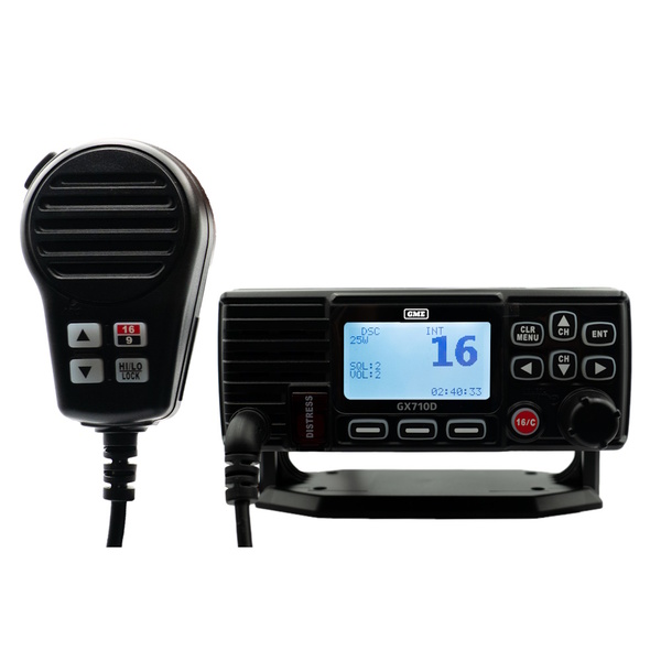 Gx710d Vhf W/Dsc W/Proof Ipx7 Black