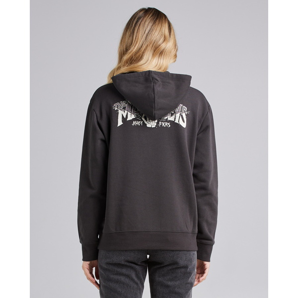 Bones Ahoy Fleece Hoodie - Vintage Black