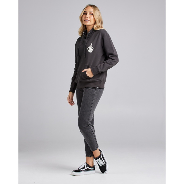 Bones Ahoy Fleece Hoodie - Vintage Black