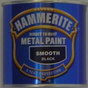 Black Direct to Rust Enamel 250ml - Smooth Finish