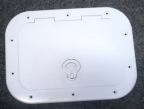 Premium White ABS Marine Hatch- 348 x 596mm