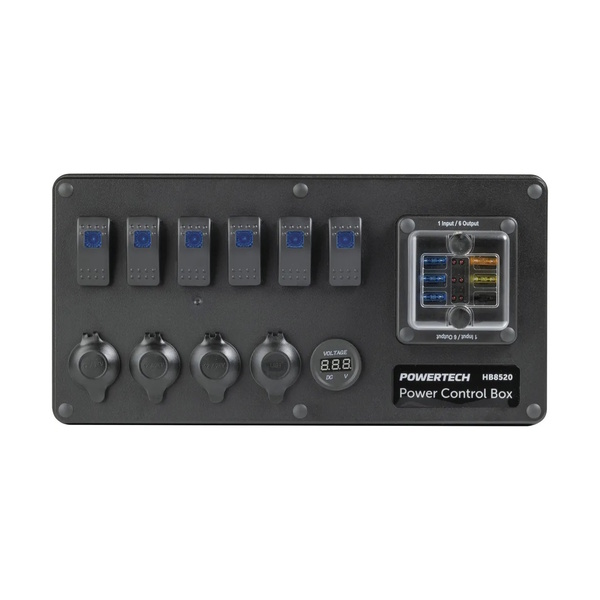Dc Control Box For External Battery W/Voltage Display