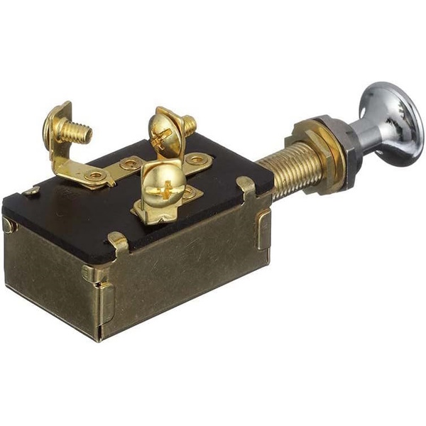 6/12V Heavy Duty 3-Position Push-Pull Switch 