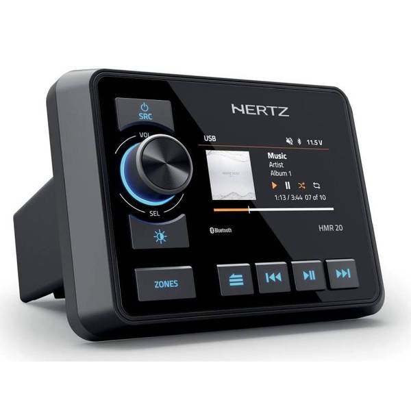 3" Marine Head Unit Receiver Bluetooth & Usb