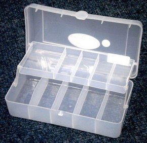 2 Tray Small Utility Fishing Tackle Box