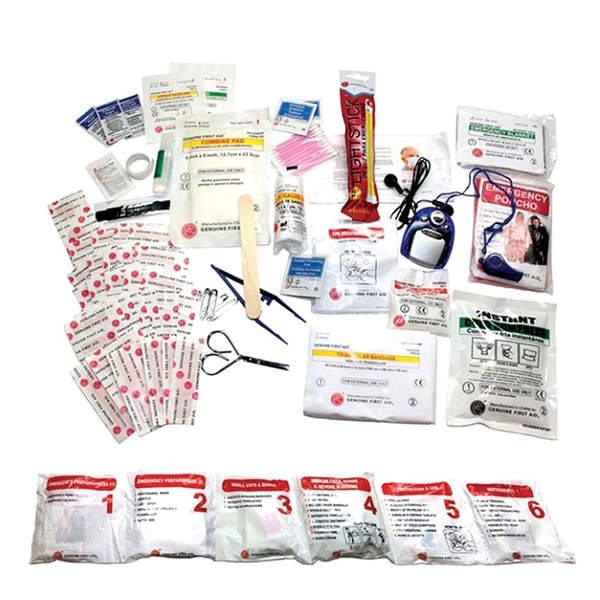 167-Pc First Aid And Survival Kit 