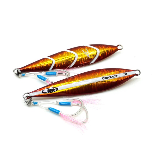 Hybrid Contact Jig Slow Pitch & Mechanical Jigging Lure - Orange