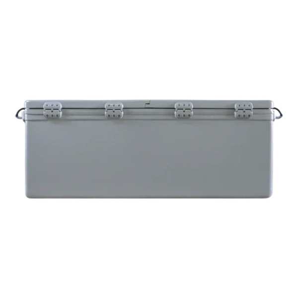 Long Ice Box Split Lids 260 Litre Grey 