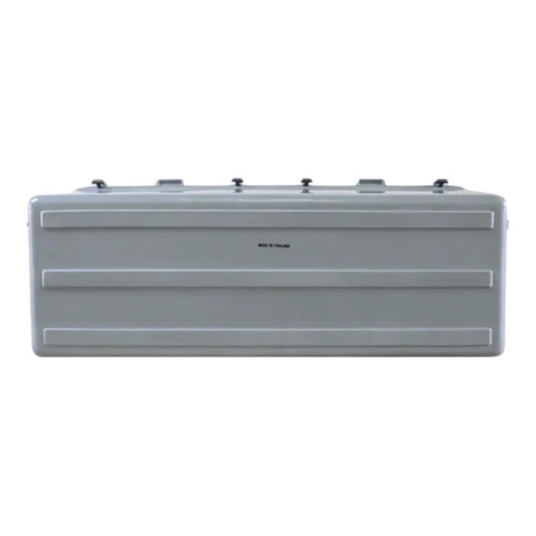 Long Ice Box Split Lids 260 Litre Grey 