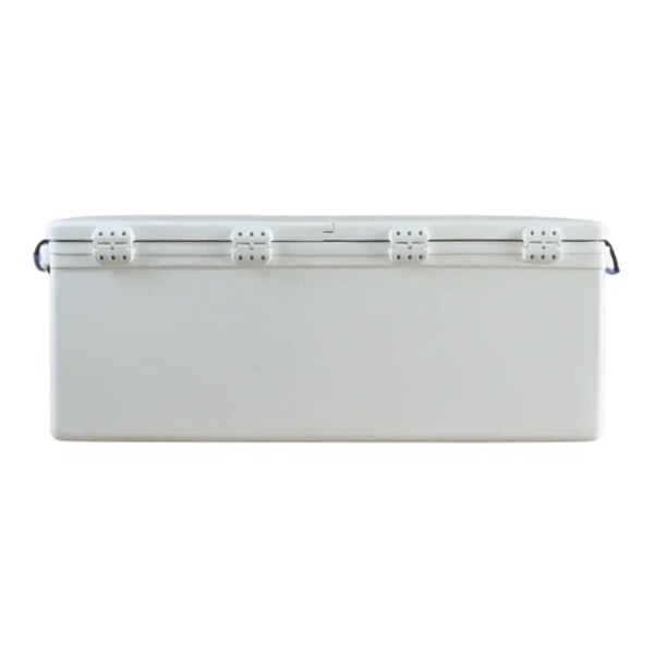Long Ice Box Split Lids 260 Litre White