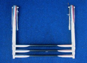 Above Platform 3 Step Extra Wide Telescopic Boarding Ladder 