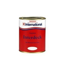 Interdeck Non Slip Single Pack Top Coat -1 Litre Grey
