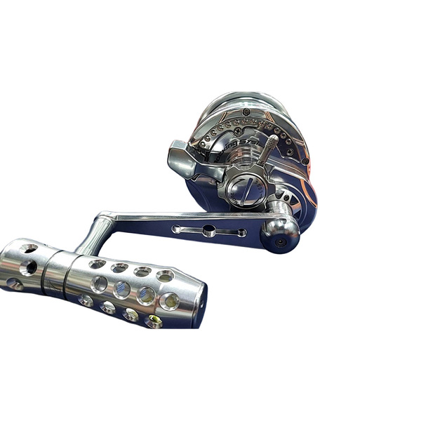 Monster Game Hg Pe8 Turbo Lever Drag Jigging Reel Silver / Titanium 