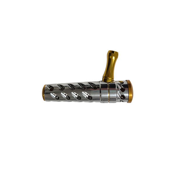 Power Handle (Shimano Shaft) T Bar Silver/Gold