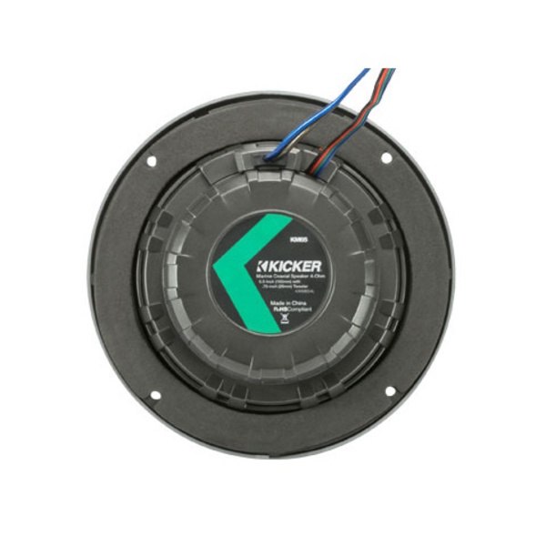 6.5" 195-Watt Coaxial Led Marine Speaker Pair