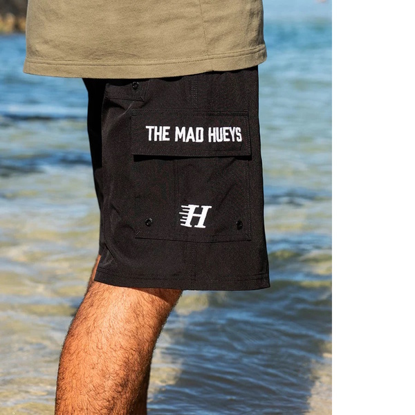 Beached Again 20" Boardshort - Black