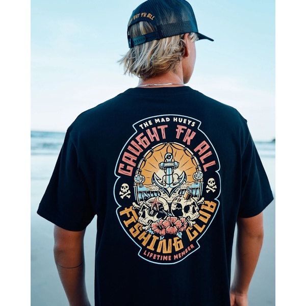 Caught Fk Skull Ss Tee Black