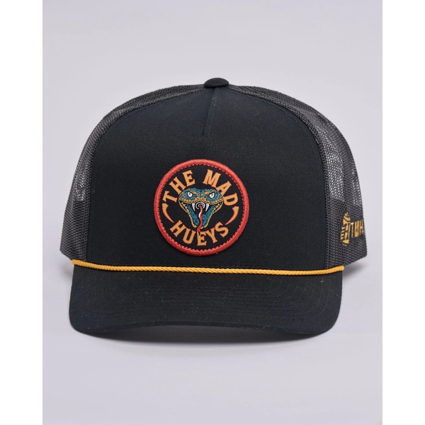 Fanging Keg Twill Trucker - Black