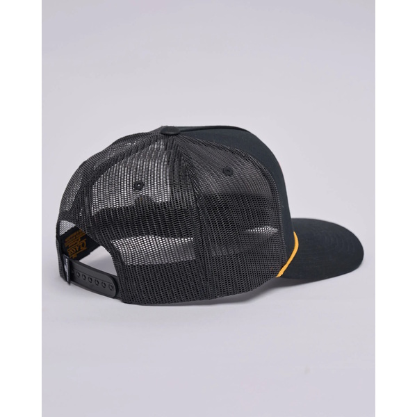Fanging Keg Twill Trucker - Black