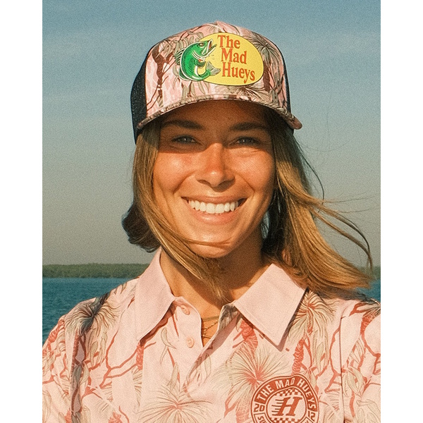 Pro Hueys Womens Twill Trucker Pink Camo