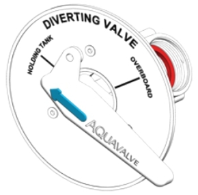 3-Way Toilet Diverter Valve - 38/25mm