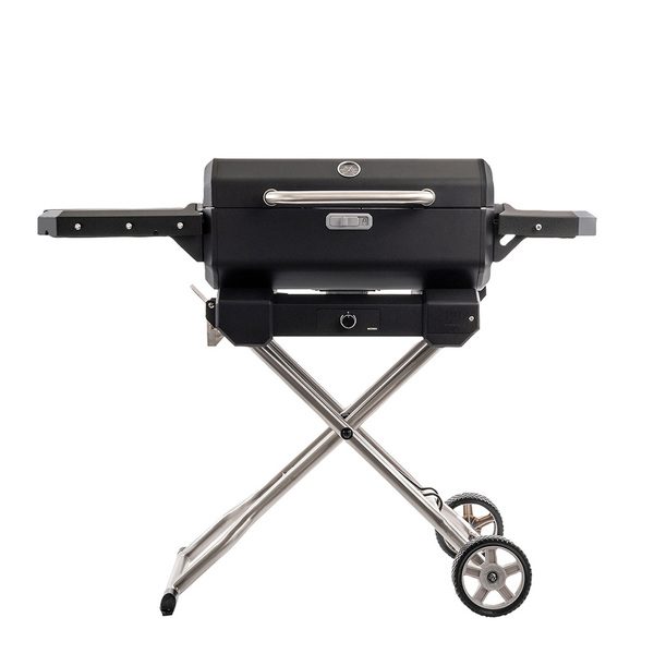 Traveler Portable Charcoal Bbq Grill With Cart Traveler Smart Marine