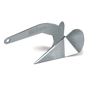 Maxset Galvanised Plough Anchor Delta Type 30kg / 66lb ( to 16m boats)