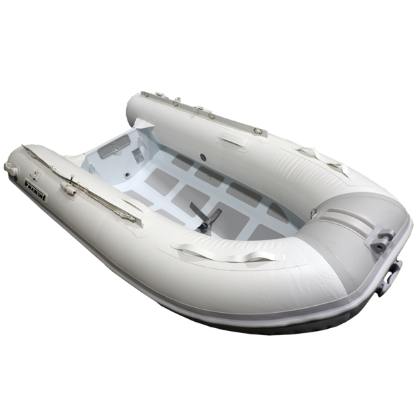 Inflatable Alloy Rigid Hull RIB 3-Yr Fabric Warranty 2.7m White/Grey