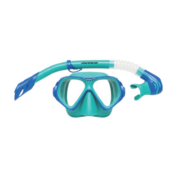 Tiwi Adult Mask & Snorkel Set - Blue